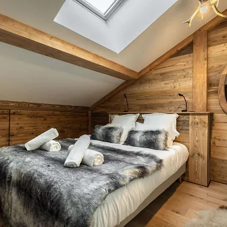 Luxury Penthouse Ski-in Andout Panoramic View Lägenhet Courchevel